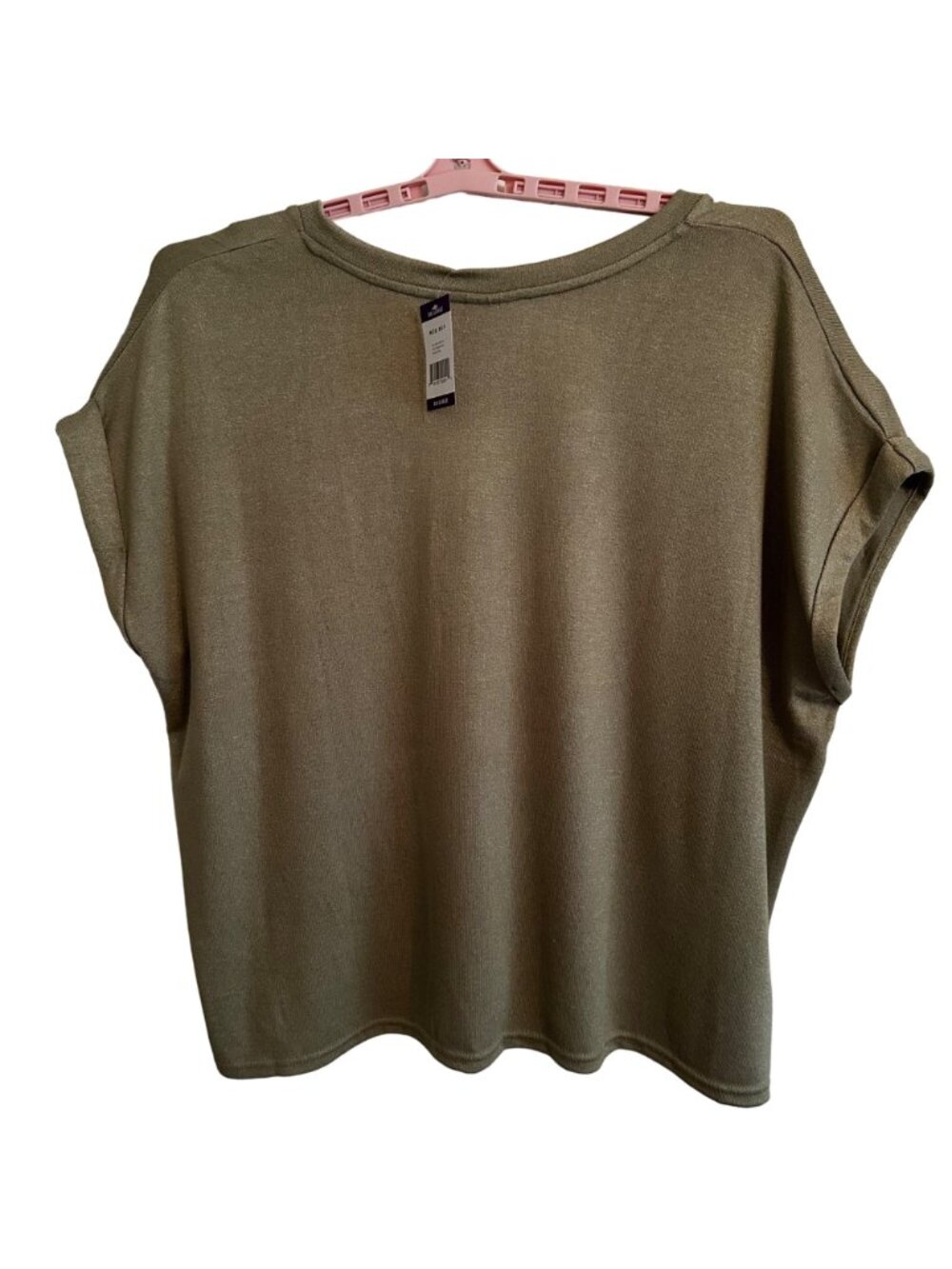 Mod Ref Women's V-Neck Top XXL Sage Rayon/Polyester/Spandex Vacation Travel - Picture 3 of 9